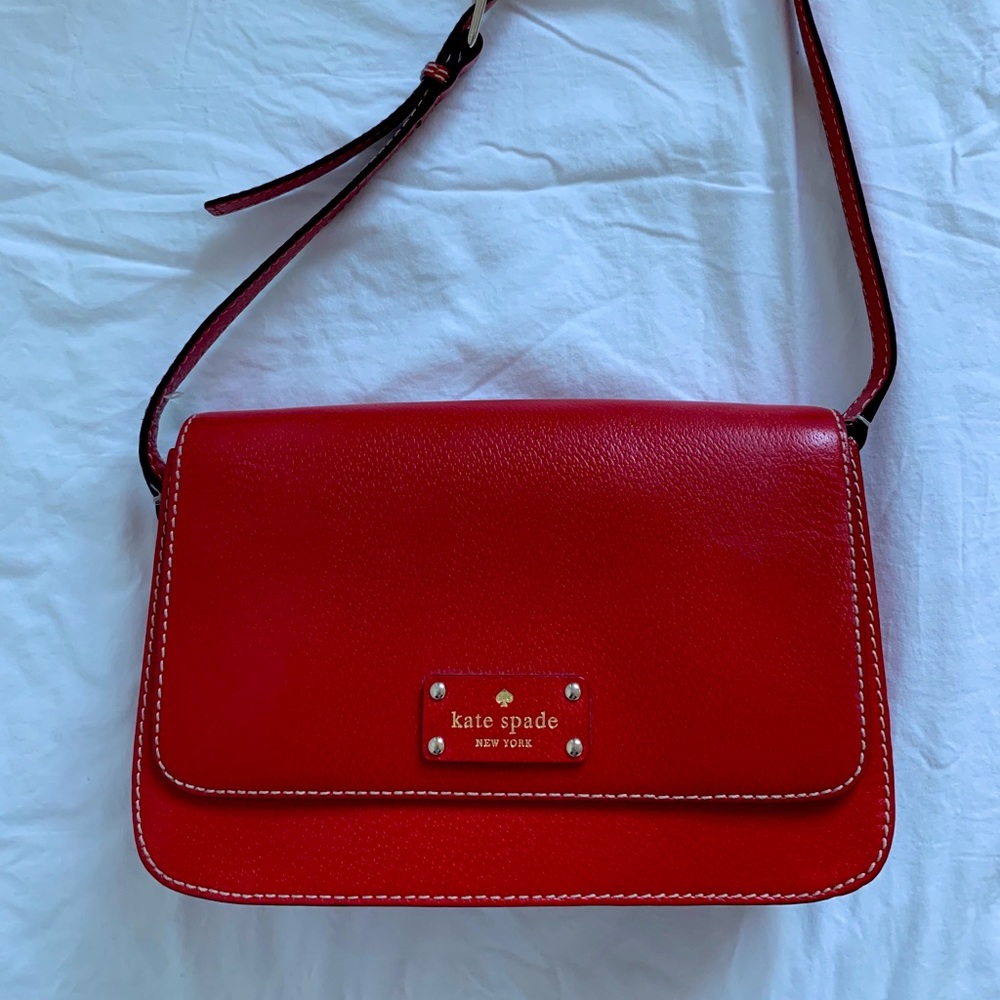 Kate Spade Leather Structured Crossbody Purse
